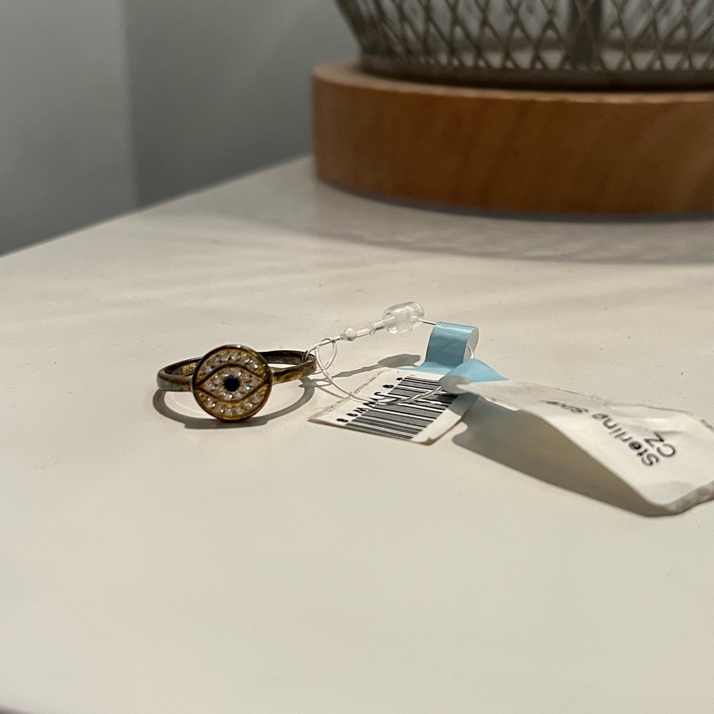 Gold Eye Ring